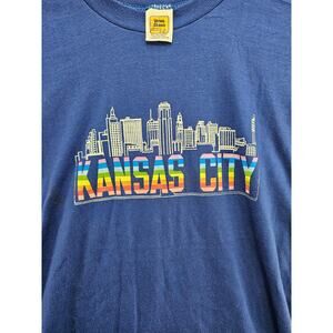 VINTAGE 70'S KANSAS‎ CITY VELVA SHEEN T SHIRT